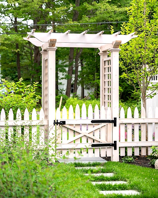 Gate With Pergola