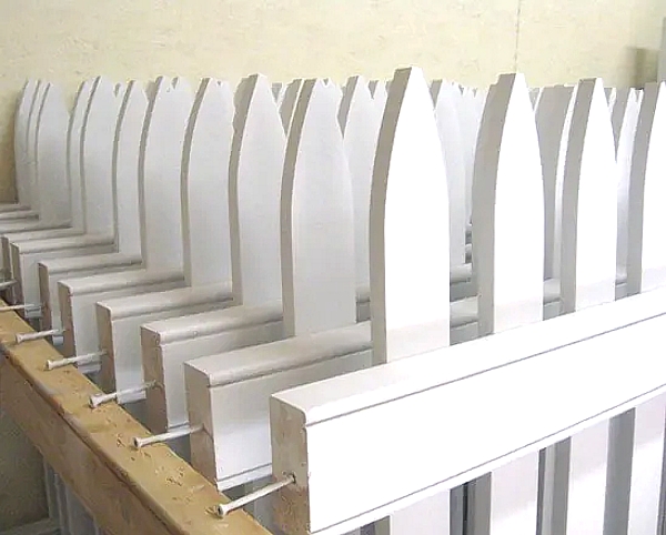 Finishing pickets for assembly